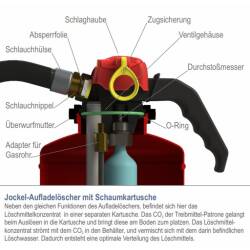 Schaum-Feuerl&ouml;scher 6 Liter SK6JX Bio21